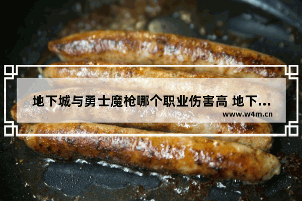 地下城与勇士魔枪哪个职业伤害高 地下城与勇士是cd流还是技能伤害高2023