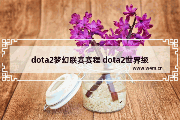 dota2梦幻联赛赛程 dota2世界级联赛有哪些