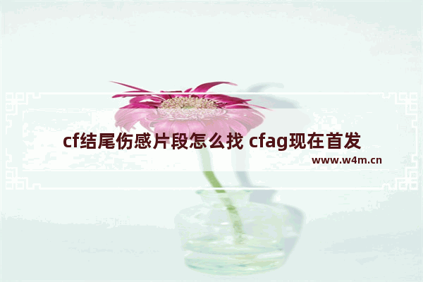 cf结尾伤感片段怎么找 cfag现在首发是哪五个