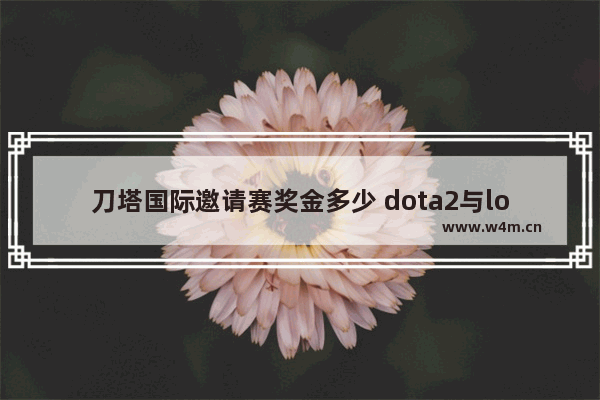 刀塔国际邀请赛奖金多少 dota2与lol的奖金