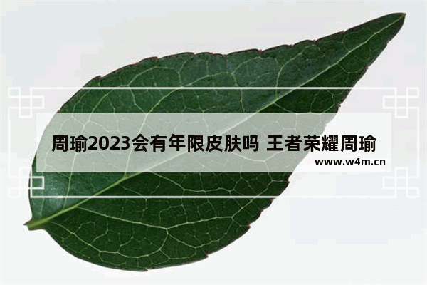 周瑜2023会有年限皮肤吗 王者荣耀周瑜新皮肤