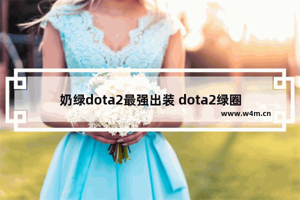 奶绿dota2最强出装 dota2绿圈