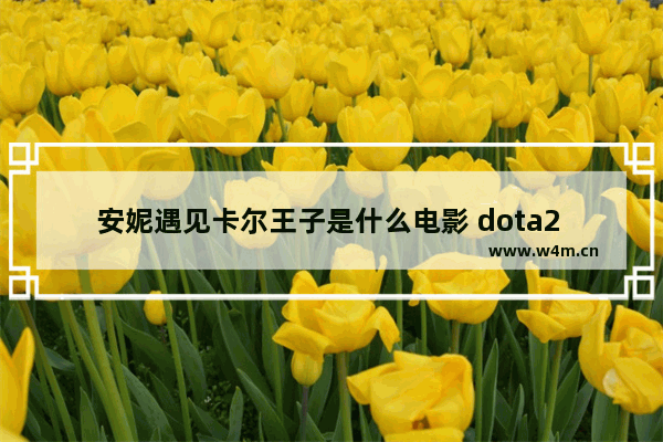 安妮遇见卡尔王子是什么电影 dota2 卡尔 特效