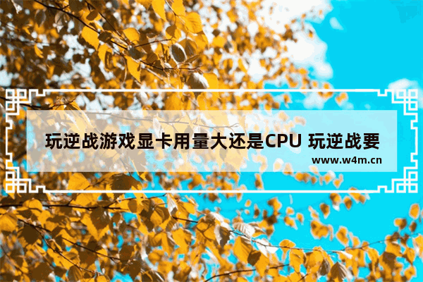 玩逆战游戏显卡用量大还是CPU 玩逆战要什么显卡