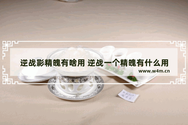 逆战影精魄有啥用 逆战一个精魄有什么用