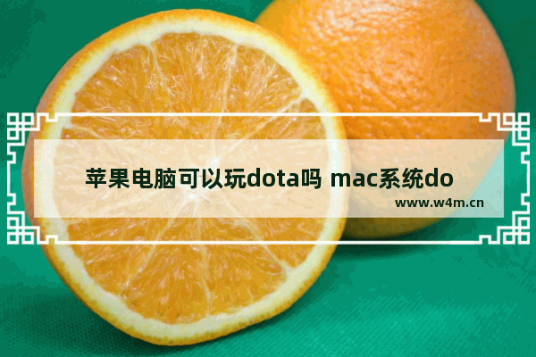 苹果电脑可以玩dota吗 mac系统dota2