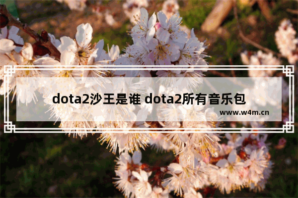 dota2沙王是谁 dota2所有音乐包的名字