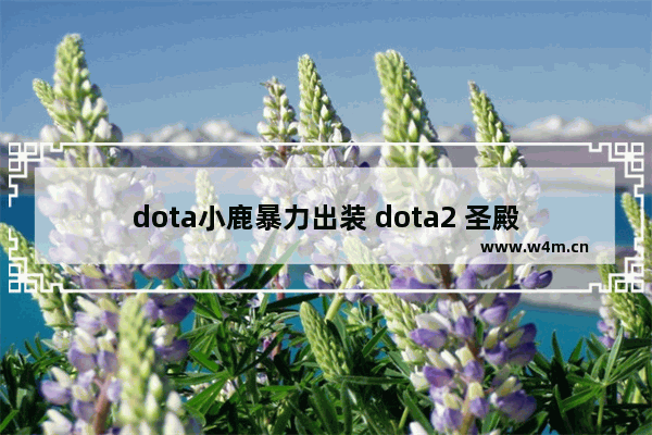 dota小鹿暴力出装 dota2 圣殿