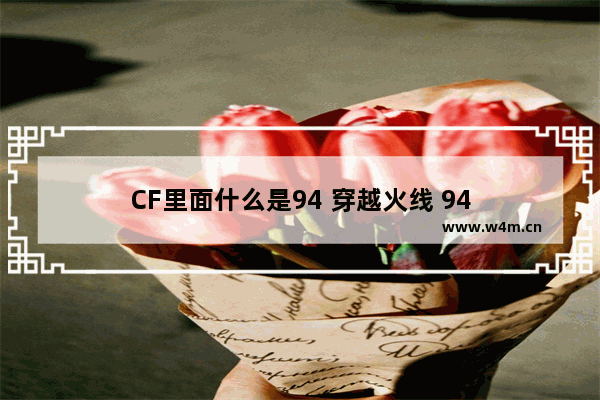 CF里面什么是94 穿越火线 94