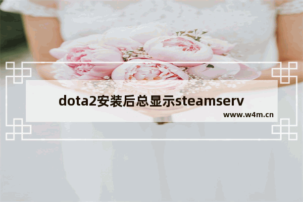 dota2安装后总显示steamservice什么意思 dota2白装