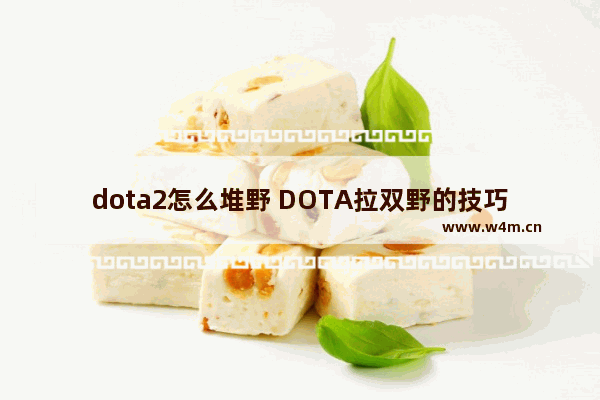 dota2怎么堆野 DOTA拉双野的技巧