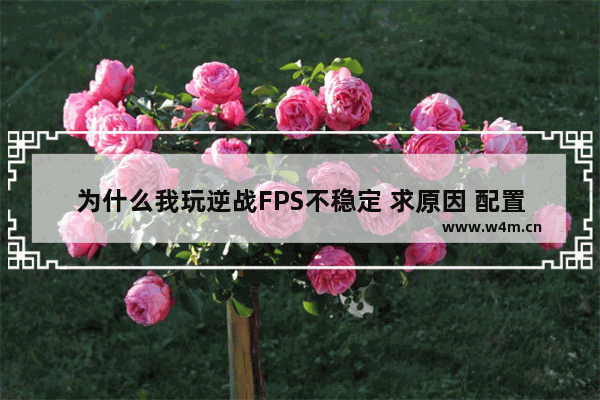 为什么我玩逆战FPS不稳定 求原因 配置应该没问题啊 没钱叫逆战