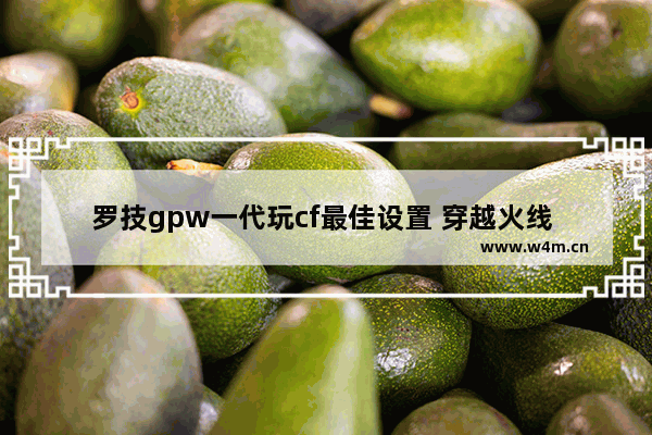 罗技gpw一代玩cf最佳设置 穿越火线 操作