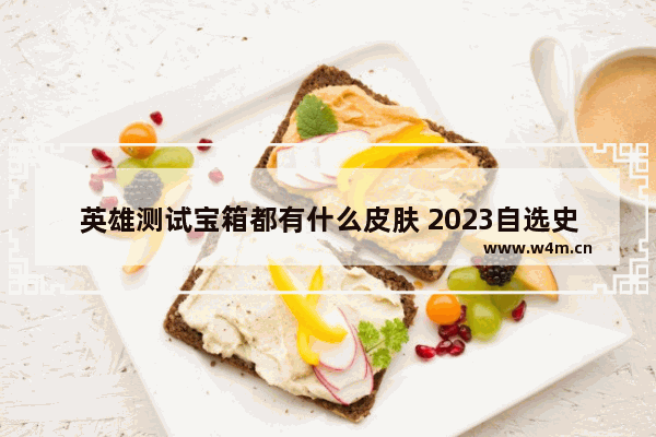 英雄测试宝箱都有什么皮肤 2023自选史诗皮肤宝箱都有什么