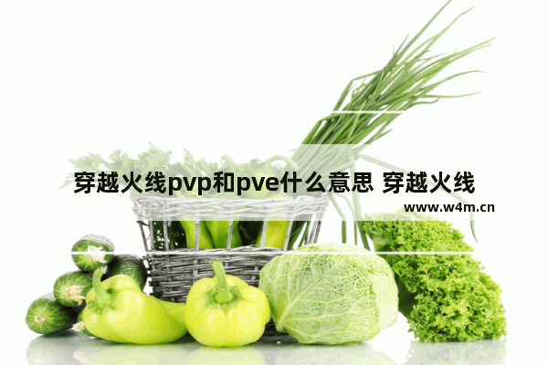 穿越火线pvp和pve什么意思 穿越火线pk