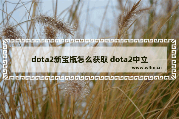 dota2新宝瓶怎么获取 dota2中立物品代币怎么使用