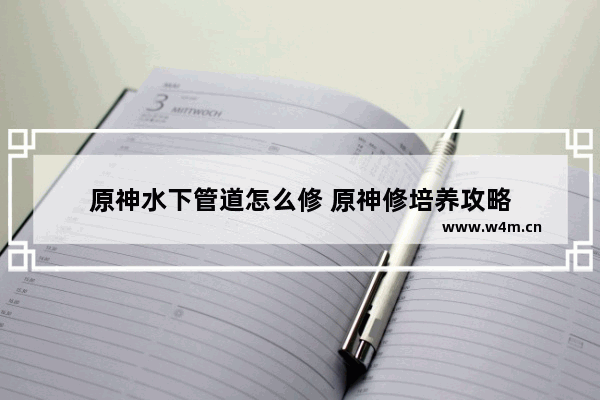 原神水下管道怎么修 原神修培养攻略