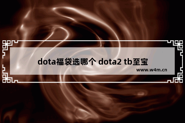 dota福袋选哪个 dota2 tb至宝