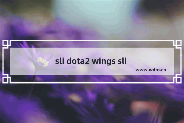 sli dota2 wings sli dota2 wings