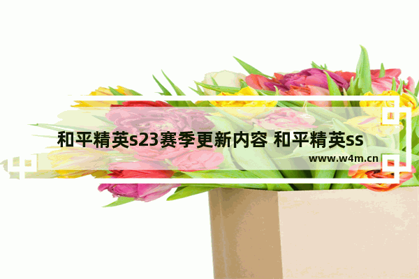 和平精英s23赛季更新内容 和平精英ss21赛季会增加什么哪些载具