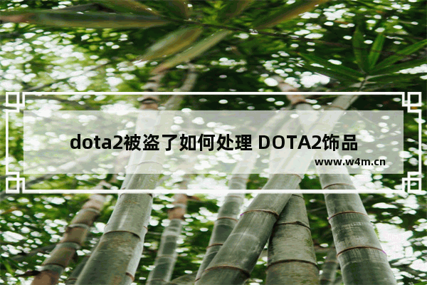 dota2被盗了如何处理 DOTA2饰品被盗了怎么办