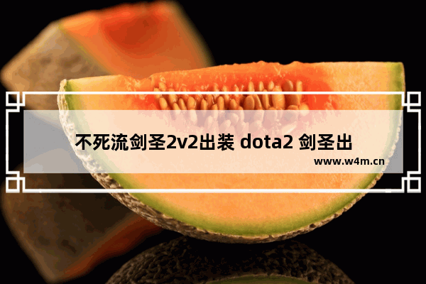 不死流剑圣2v2出装 dota2 剑圣出装