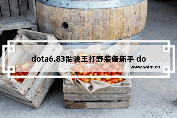 dota6.83骷髅王打野装备新手 dota2 骷髅王 打野