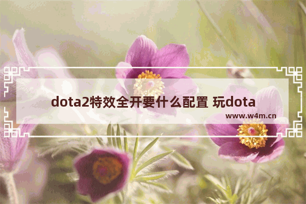 dota2特效全开要什么配置 玩dota2效果全开需要什么配置