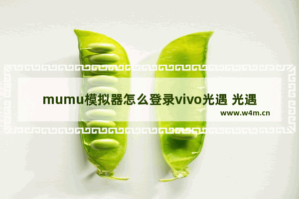 mumu模拟器怎么登录vivo光遇 光遇vivo版