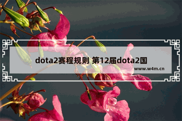 dota2赛程规则 第12届dota2国际邀请赛赛程