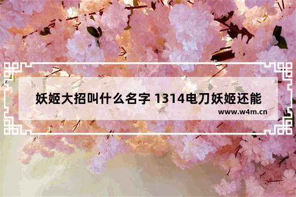 妖姬大招叫什么名字 1314电刀妖姬还能玩吗