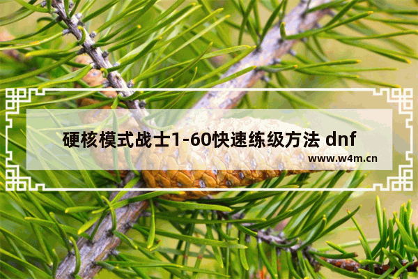 硬核模式战士1-60快速练级方法 dnf团本任务怎么开