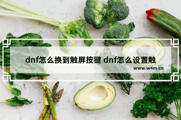 dnf怎么换到触屏按键 dnf怎么设置触摸按键