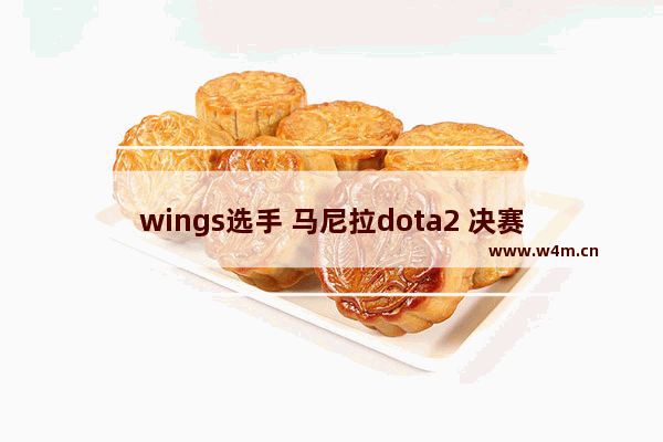 wings选手 马尼拉dota2 决赛