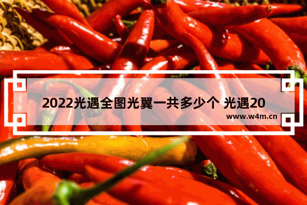 2022光遇全图光翼一共多少个 光遇2022光翼大全