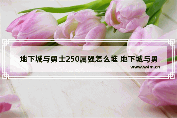 地下城与勇士250属强怎么堆 地下城与勇士中 装备等级怎么划分的