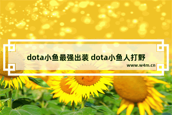 dota小鱼最强出装 dota小鱼人打野出装