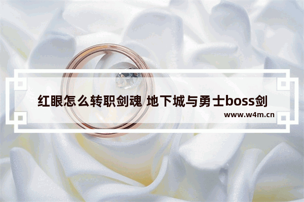 红眼怎么转职剑魂 地下城与勇士boss剑神