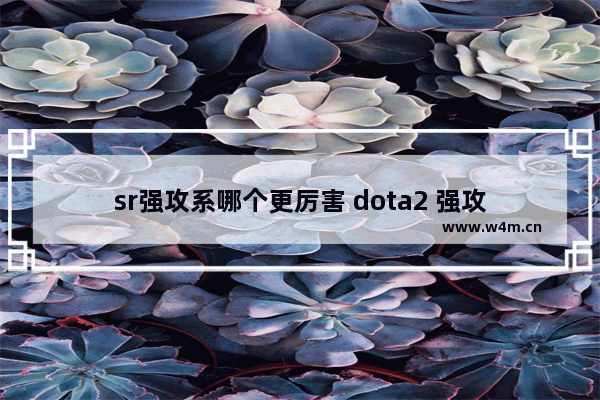 sr强攻系哪个更厉害 dota2 强攻