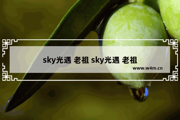 sky光遇 老祖 sky光遇 老祖