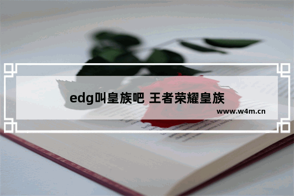 edg叫皇族吧 王者荣耀皇族