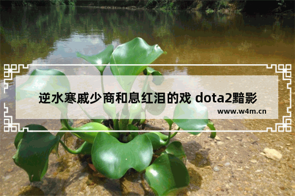 逆水寒戚少商和息红泪的戏 dota2黯影臂