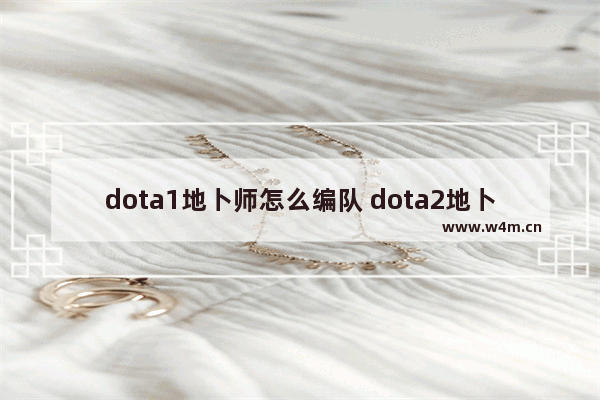 dota1地卜师怎么编队 dota2地卜师忽悠