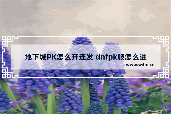 地下城PK怎么开连发 dnfpk服怎么进