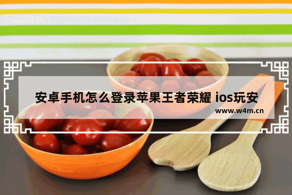 安卓手机怎么登录苹果王者荣耀 ios玩安卓王者荣耀