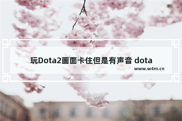 玩Dota2画面卡住但是有声音 dota2卡死了