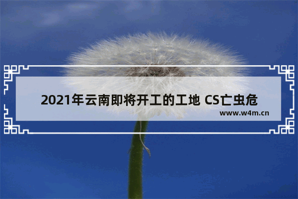 2021年云南即将开工的工地 CS亡虫危机怎么出现生化战士