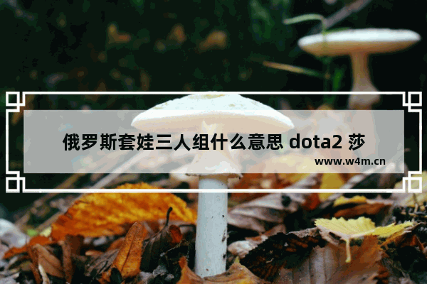 俄罗斯套娃三人组什么意思 dota2 莎皇