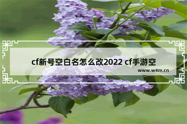 cf新号空白名怎么改2022 cf手游空格昵称怎么弄空格空格.可以++吗