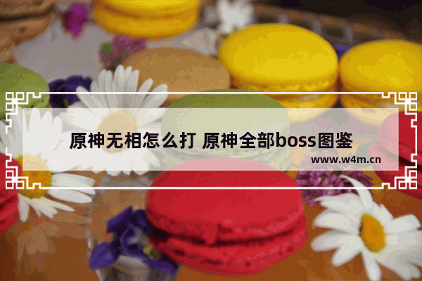 原神无相怎么打 原神全部boss图鉴